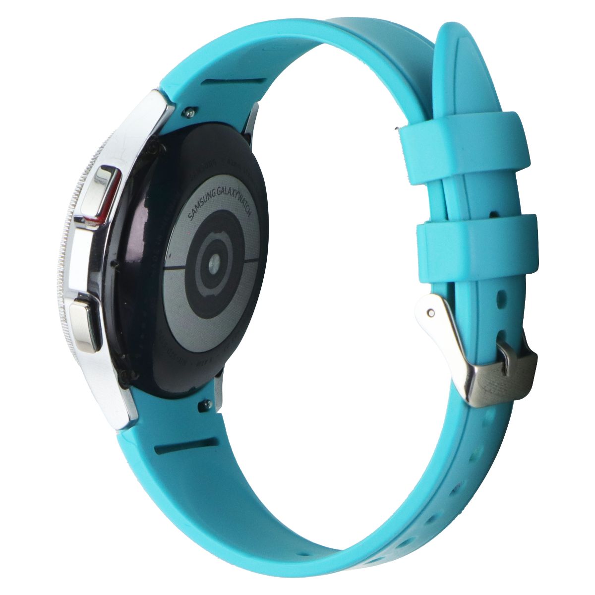 Samsung Galaxy Watch 4 Classic 42mm Smartwatch WIFI - Silver/Blue Band SM-R880 Smart Watches Samsung - Simple Cell Bulk Wholesale Pricing - USA Seller