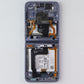 Repair Part SVC LCD Assembly (E/LB/PF) (XAA) Frame for Galaxy Z Flip4 F721 Blue Cell Phone - Replacement Parts & Tools Samsung - Simple Cell Bulk Wholesale Pricing - USA Seller