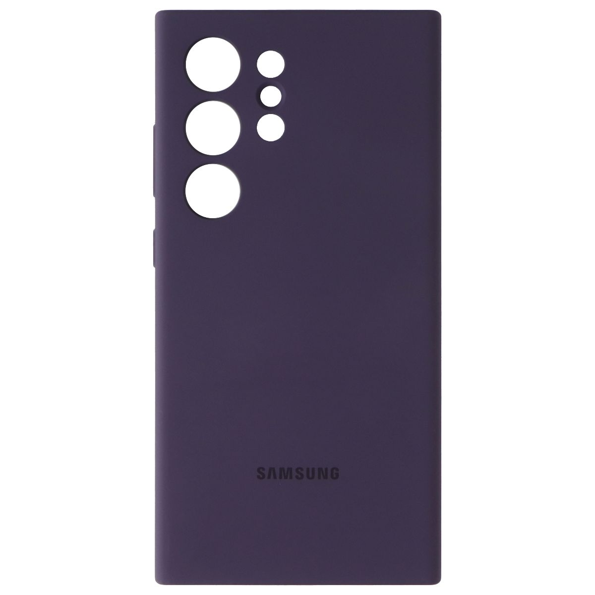 Samsung Official Silicone Case for Galaxy S24 Ultra - Dark Violet Cell Phone - Cases, Covers & Skins Samsung - Simple Cell Bulk Wholesale Pricing - USA Seller