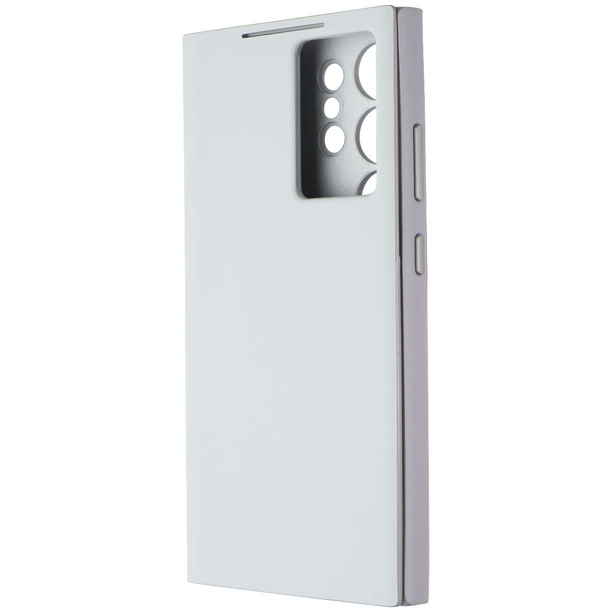 Samsung Smart View Wallet Case for Samsung Galaxy S24 Ultra - White Cell Phone - Cases, Covers & Skins Samsung - Simple Cell Bulk Wholesale Pricing - USA Seller