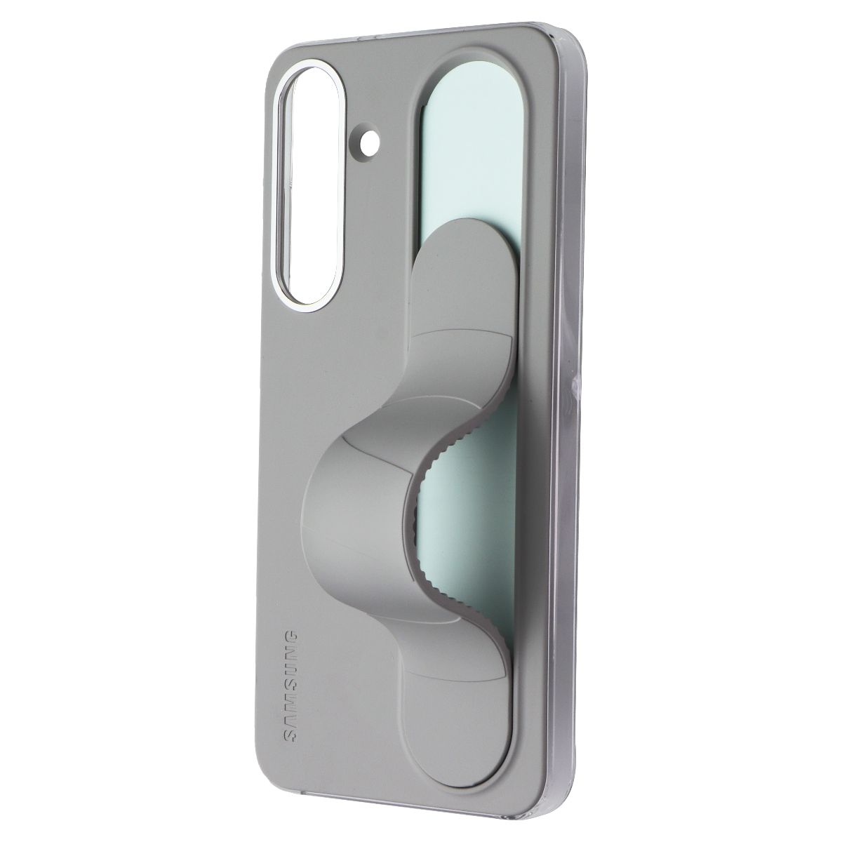 Samsung Official Standing Grip Case for Samsung Galaxy (S25+) - Gray Cell Phone - Cases, Covers & Skins Samsung - Simple Cell Bulk Wholesale Pricing - USA Seller