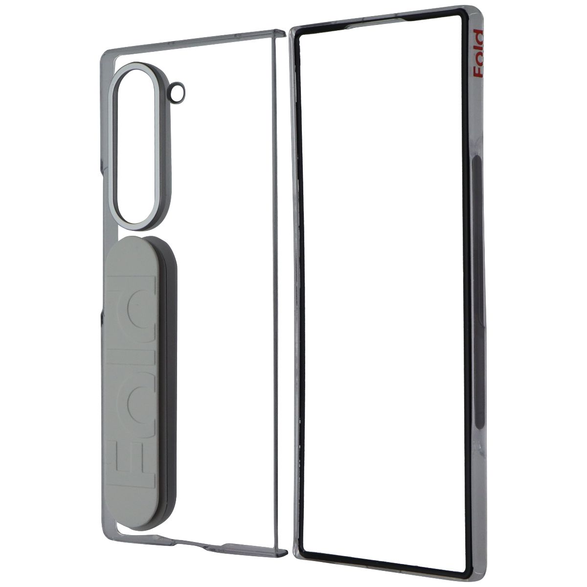 Samsung Galaxy Z Fold6 Clear Case with Secure Grip - Transparent