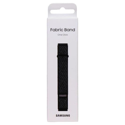 Samsung One Click Fabric Band for Galaxy Watch 6/5/4 - Black (ET-SVR94LBEGUJ) Smart Watch Accessories - Watch Bands Samsung - Simple Cell Bulk Wholesale Pricing - USA Seller