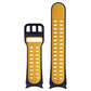 Samsung Extreme Sport Band for Galaxy Watch4 or Later (20mm S/M) - Blue/Mustard Smart Watch Accessories - Watch Bands Samsung - Simple Cell Bulk Wholesale Pricing - USA Seller