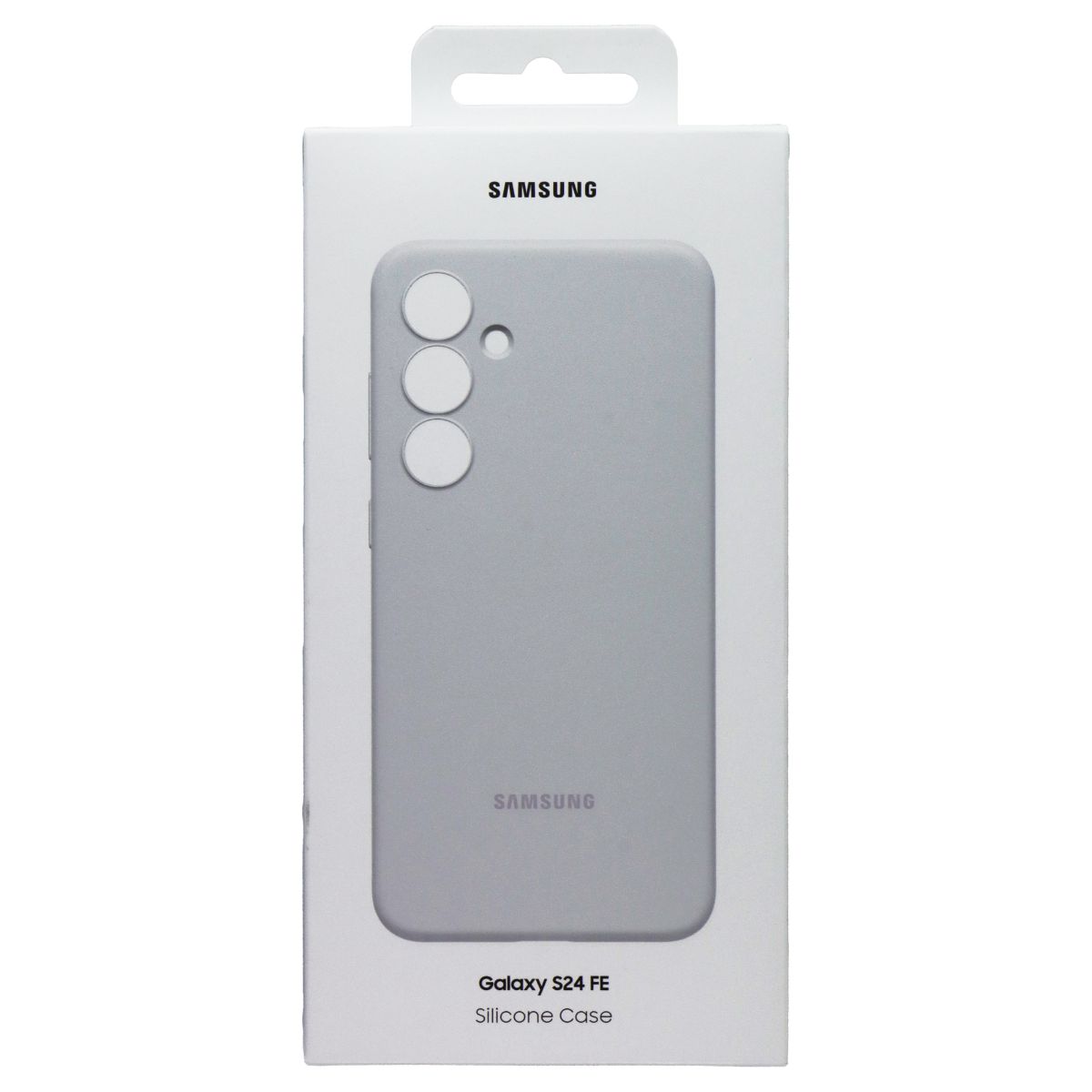 Samsung Official Silicone Case for Galaxy S24 FE - Gray Cell Phone - Cases, Covers & Skins Samsung - Simple Cell Bulk Wholesale Pricing - USA Seller