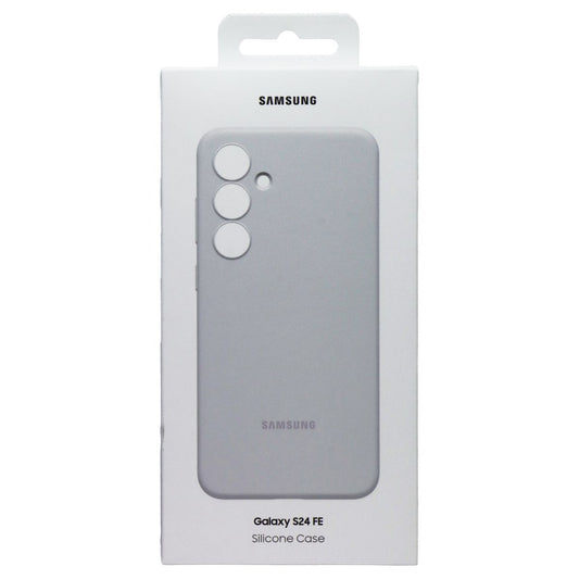 Samsung Official Silicone Case for Galaxy S24 FE - Gray Cell Phone - Cases, Covers & Skins Samsung - Simple Cell Bulk Wholesale Pricing - USA Seller