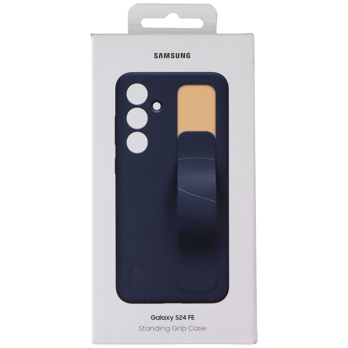 Samsung Official Standing Grip Case for Galaxy S24 FE - Black Cell Phone - Cases, Covers & Skins Samsung - Simple Cell Bulk Wholesale Pricing - USA Seller