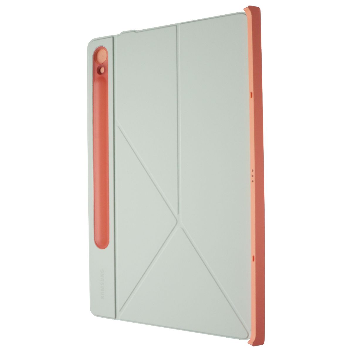 Samsung Smart Book Cover for Galaxy Tab S9/S9 5G/S9 FE/S9 FE 5G - Green/Orange iPad/Tablet Accessories - Cases, Covers, Keyboard Folios Samsung - Simple Cell Bulk Wholesale Pricing - USA Seller