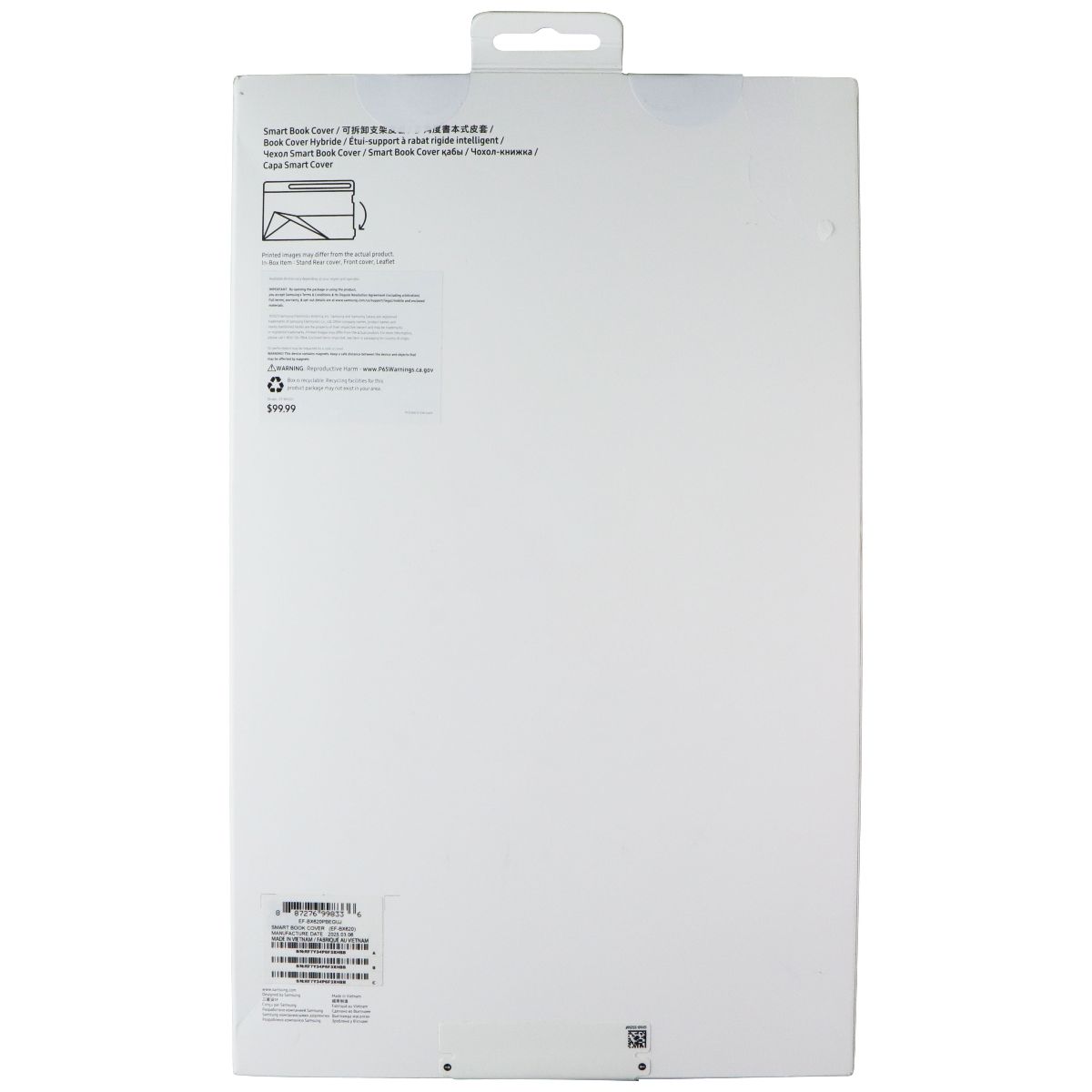 Samsung Smart Book Cover for Samsung Galaxy Tab S10 FE+ / S10 FE+ 5G - Black iPad/Tablet Accessories - Cases, Covers, Keyboard Folios Samsung - Simple Cell Bulk Wholesale Pricing - USA Seller