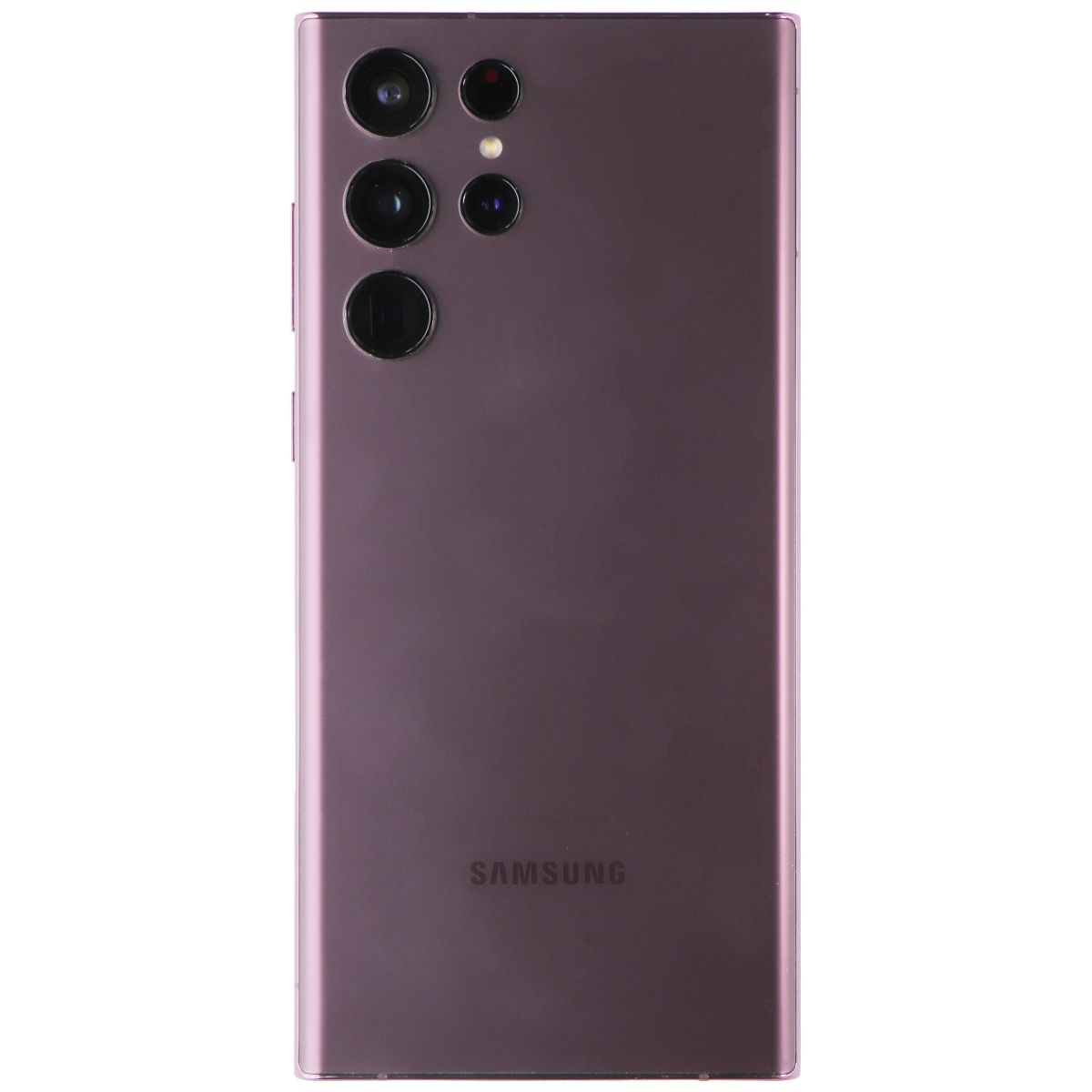 DEMO Samsung Galaxy S22 Ultra 5G (6.8-in) SM-S908U1 No Service - 128GB/Burgundy Cell Phones & Smartphones Samsung - Simple Cell Bulk Wholesale Pricing - USA Seller