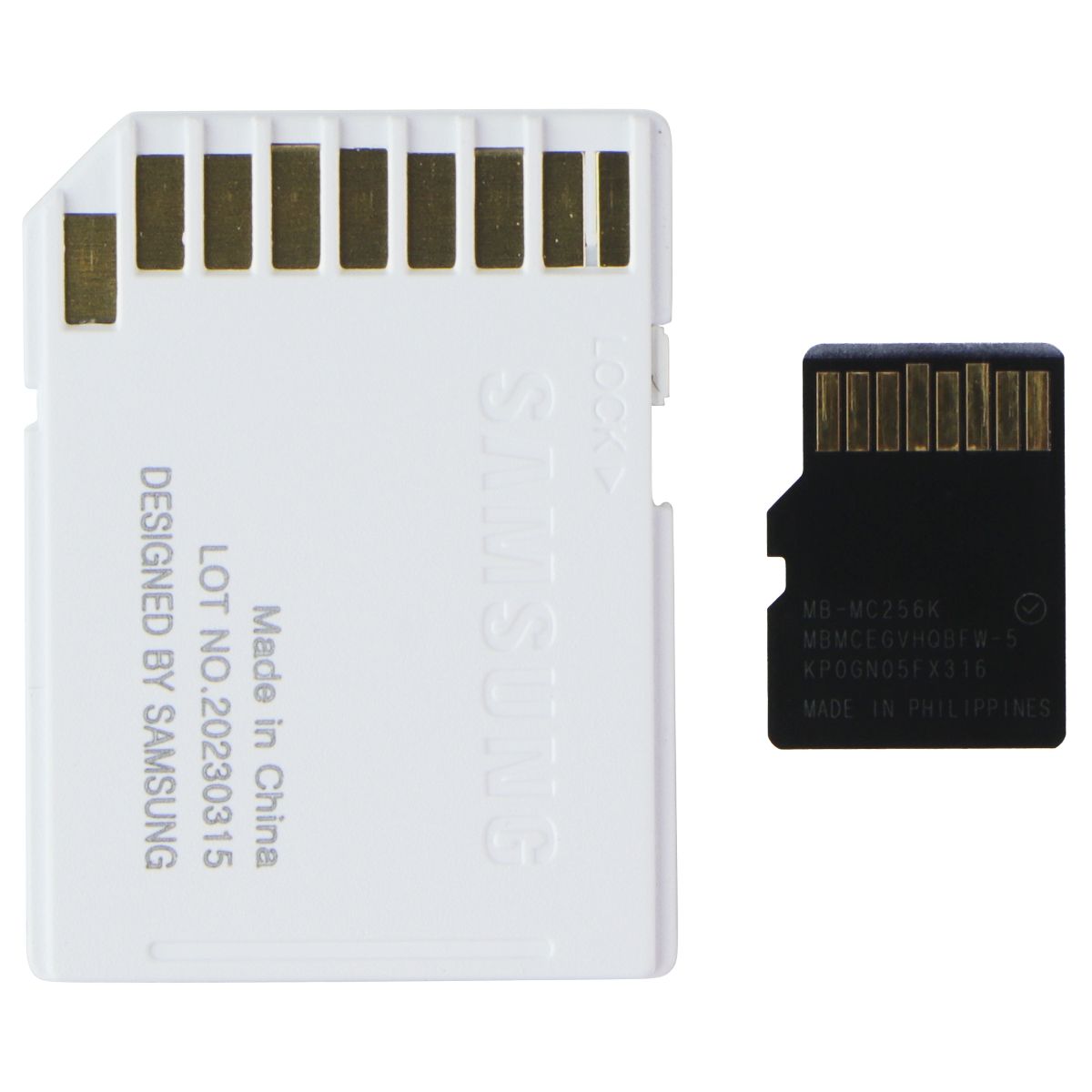 Samsung 256GB EVO Plus microSDXC Card w/Adapter - A2 Class 10 U3 V30 (130MB/s) Digital Camera - Memory Cards Samsung - Simple Cell Bulk Wholesale Pricing - USA Seller