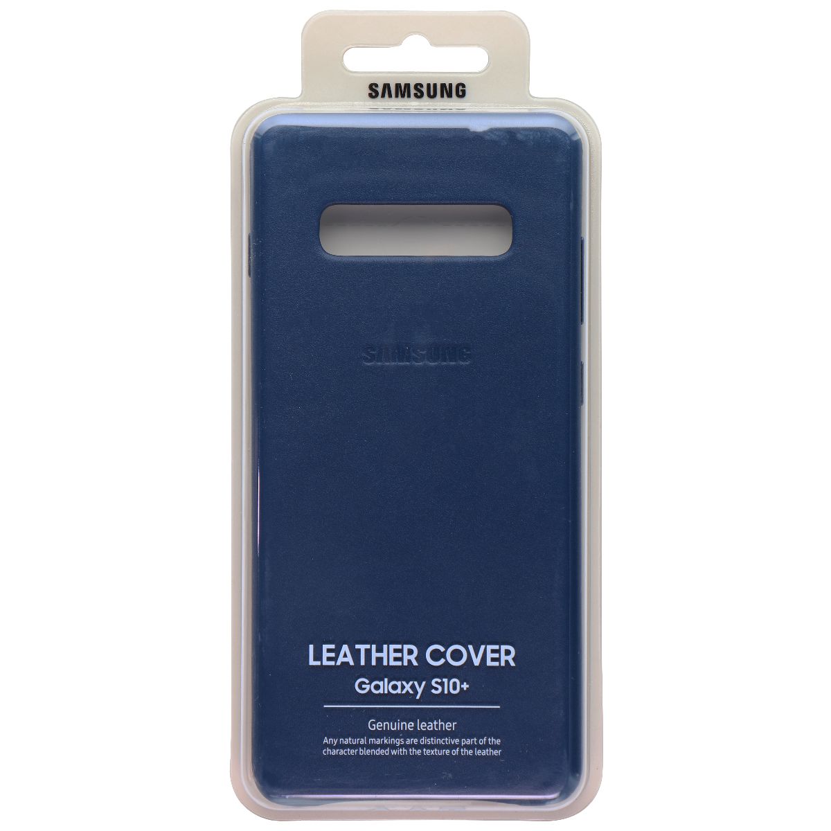 Samsung Official Leather Case for Galaxy S10+ (Navy Blue) Cell Phone - Cases, Covers & Skins Samsung    - Simple Cell Bulk Wholesale Pricing - USA Seller
