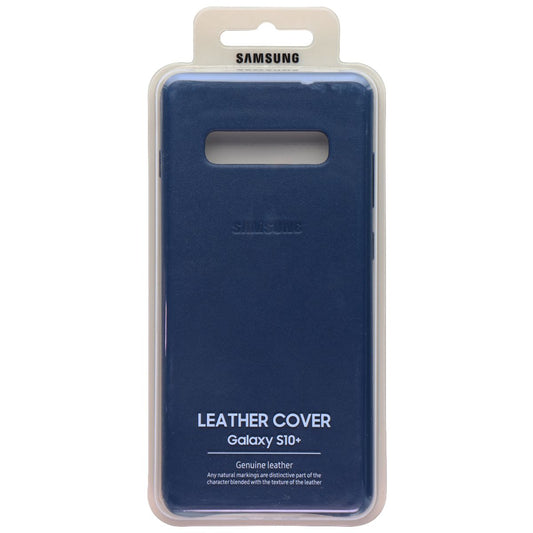 Samsung Official Leather Case for Galaxy S10+ (Navy Blue) Cell Phone - Cases, Covers & Skins Samsung    - Simple Cell Bulk Wholesale Pricing - USA Seller