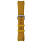 Samsung Hybrid Leather Silicone Band for Galaxy Watch (20mm) - Mustard (M/L) Smart Watch Accessories - Watch Bands Samsung - Simple Cell Bulk Wholesale Pricing - USA Seller