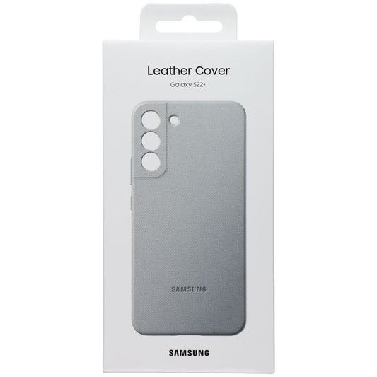Samsung Official Leather Cover for Samsung Galaxy (S22+) - Light Gray Cell Phone - Cases, Covers & Skins Samsung    - Simple Cell Bulk Wholesale Pricing - USA Seller