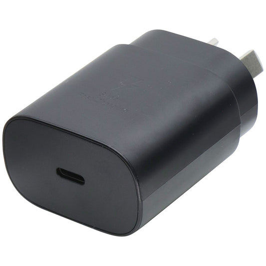Samsung (25W) PD Adapter - USB-C - Black / Australian Plug (AU) Cell Phone - Cables & Adapters Samsung - Simple Cell Bulk Wholesale Pricing - USA Seller
