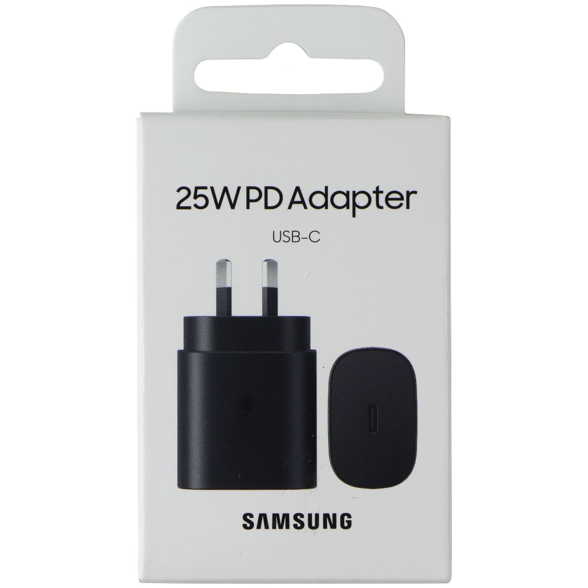 Samsung (25W) PD Adapter - USB-C - Black / Australian Plug (AU) Cell Phone - Cables & Adapters Samsung - Simple Cell Bulk Wholesale Pricing - USA Seller