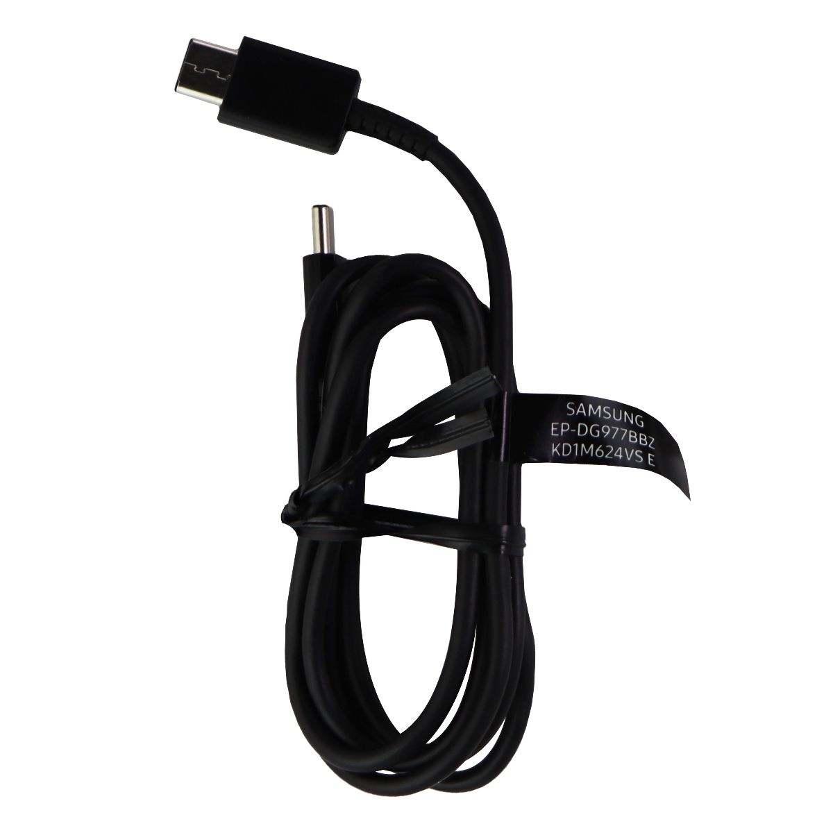 Samsung (EP-DG977BBZ) 3.3Ft Charge & Sync Cable for USB-C Devices - Black Cell Phone - Cables & Adapters Samsung - Simple Cell Bulk Wholesale Pricing - USA Seller