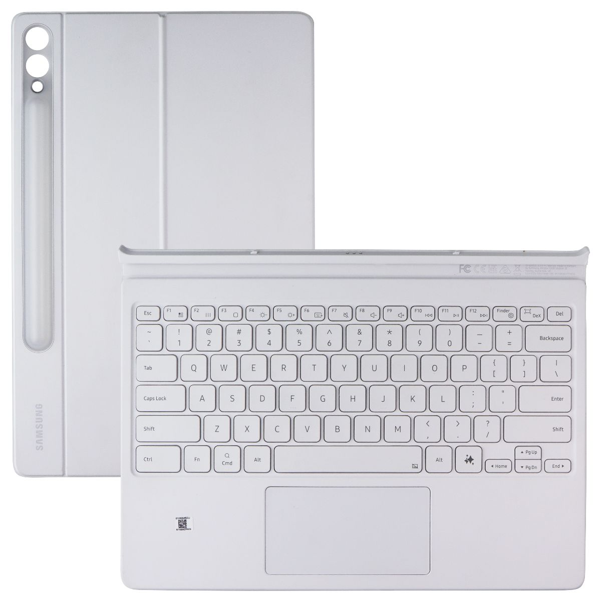 Samsung Book Cover Keyboard for Galaxy Tab S10+/S9+/S9+ FE - White / AI KEY iPad/Tablet Accessories - Cases, Covers, Keyboard Folios Samsung - Simple Cell Bulk Wholesale Pricing - USA Seller