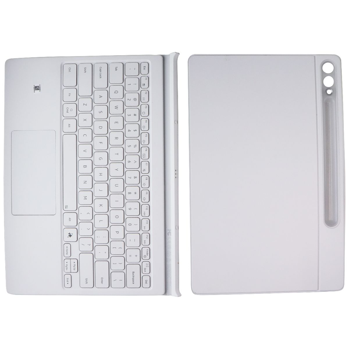 Samsung Book Cover Keyboard for Galaxy Tab S10+/S9+/S9+ FE - White / AI KEY iPad/Tablet Accessories - Cases, Covers, Keyboard Folios Samsung - Simple Cell Bulk Wholesale Pricing - USA Seller