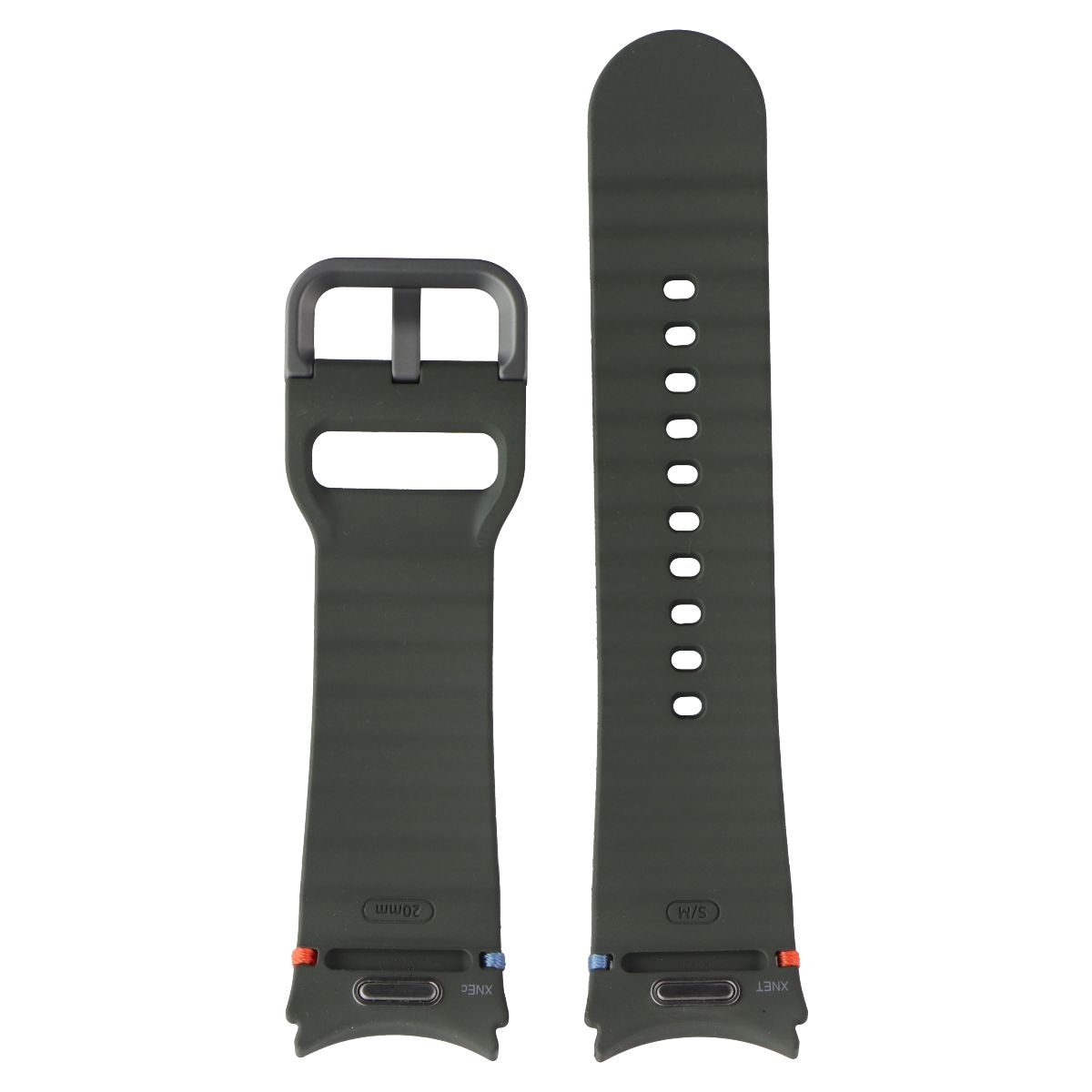 Samsung Galaxy Watch 7,6,5,4 Series Rubber Sport Band 20MM S/M - Green Smart Watch Accessories - Watch Bands Samsung - Simple Cell Bulk Wholesale Pricing - USA Seller