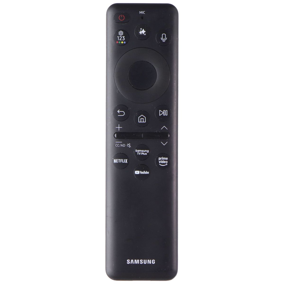 Samsung TM2560 Solar Voice Remote (BN59-01480U) for Select Samsung TVs - Black TV, Video & Audio Accessories - Remote Controls Samsung - Simple Cell Bulk Wholesale Pricing - USA Seller