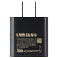 Samsung 25W Super Fast Charging USB-C 5V/3A Wall Charger (EP-T2510) - Black Cell Phone - Chargers & Cradles Samsung    - Simple Cell Bulk Wholesale Pricing - USA Seller