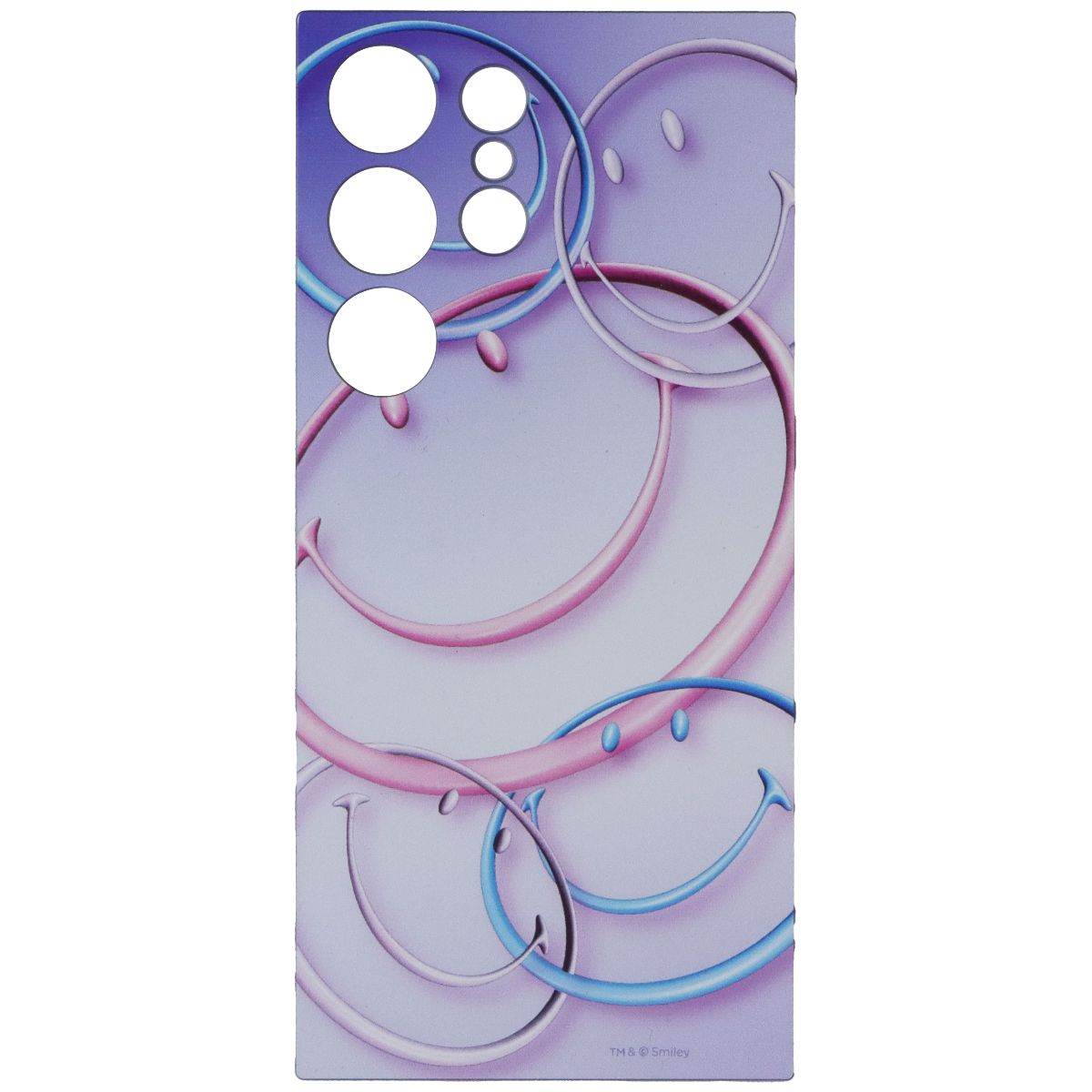 Samsung Smiley Ring Flipsuit Interactive Card for Galaxy S24 Ultra - Purple Cell Phone - Cases, Covers & Skins Samsung - Simple Cell Bulk Wholesale Pricing - USA Seller