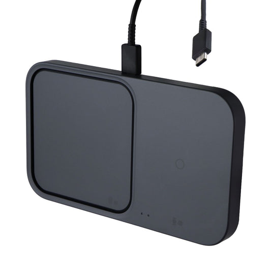 Samsung 15W Wireless Charger Duo with Travel Adapter - Dark Gray (EP-P5400TBE)