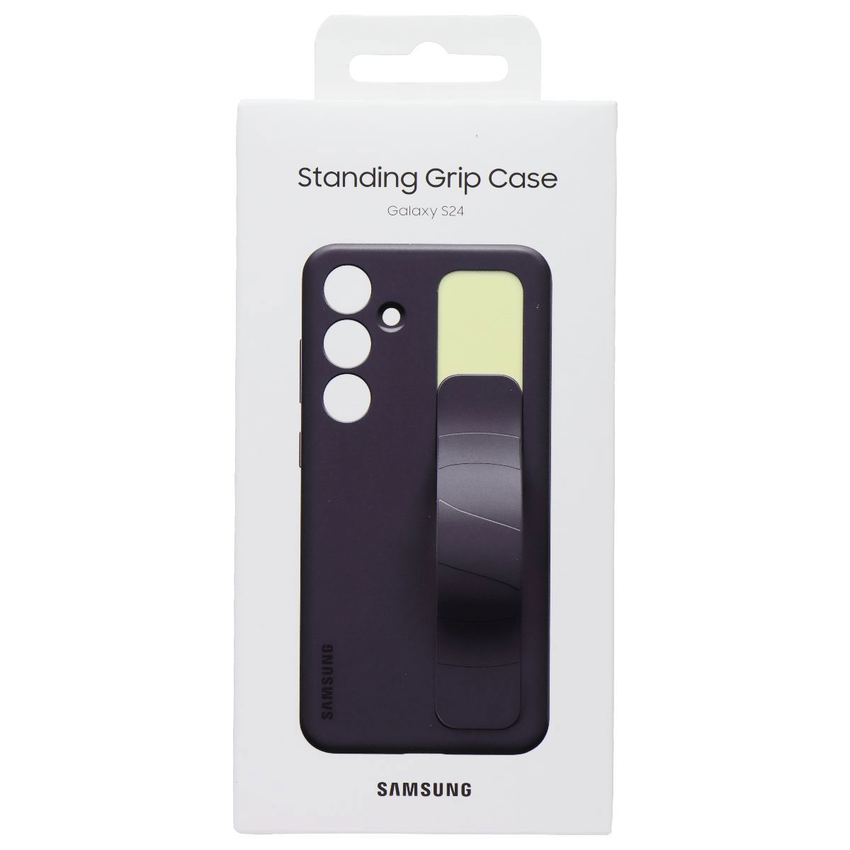 Samsung Official Standing Grip Case for Samsung Galaxy S24 - Dark Violet Cell Phone - Cases, Covers & Skins Samsung - Simple Cell Bulk Wholesale Pricing - USA Seller