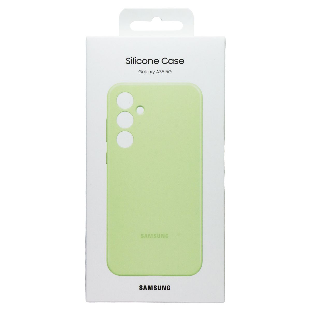 Samsung Official Silicone Case for Galaxy A35 5G - Lime Cell Phone - Cases, Covers & Skins Samsung - Simple Cell Bulk Wholesale Pricing - USA Seller