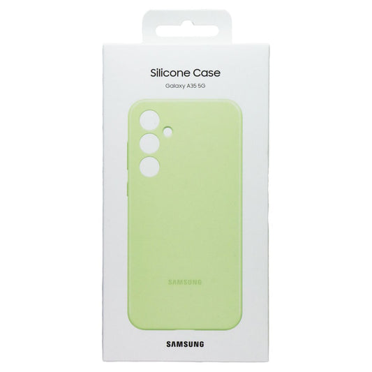 Samsung Official Silicone Case for Galaxy A35 5G - Lime Cell Phone - Cases, Covers & Skins Samsung - Simple Cell Bulk Wholesale Pricing - USA Seller