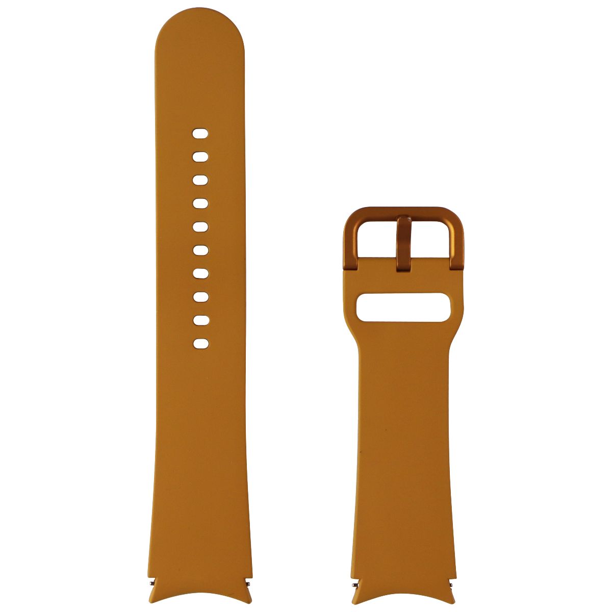 Samsung Sport Band for Galaxy Watch4 & Later - Mustard (20mm) Medium/Large (M/L) Smart Watch Accessories - Watch Bands Samsung - Simple Cell Bulk Wholesale Pricing - USA Seller