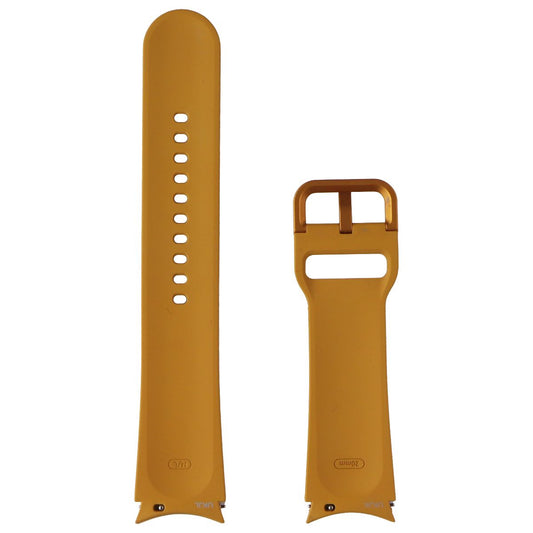 Samsung Sport Band for Galaxy Watch4 & Later - Mustard (20mm) Medium/Large (M/L) Smart Watch Accessories - Watch Bands Samsung - Simple Cell Bulk Wholesale Pricing - USA Seller