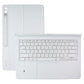 Samsung Book Cover Keyboard for Galaxy Tab S10 Ultra / S9 Ultra - White / AI KEY iPad/Tablet Accessories - Cases, Covers, Keyboard Folios Samsung - Simple Cell Bulk Wholesale Pricing - USA Seller