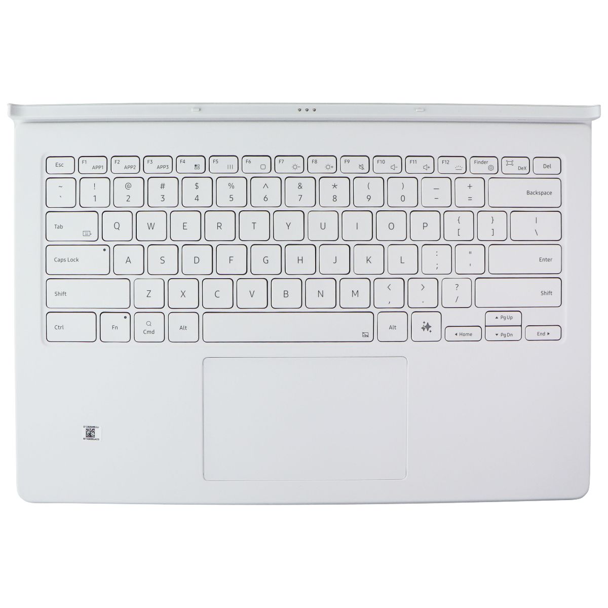 Samsung Book Cover Keyboard for Galaxy Tab S10 Ultra / S9 Ultra - White / AI KEY iPad/Tablet Accessories - Cases, Covers, Keyboard Folios Samsung - Simple Cell Bulk Wholesale Pricing - USA Seller
