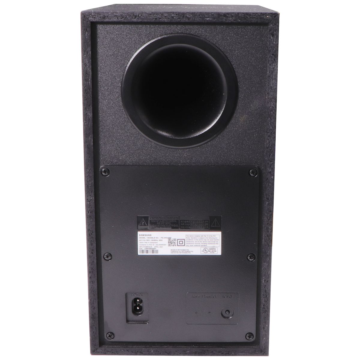 Samsung Wireless Subwoofer (Model PS-WR45BB) - Subwoofer Only - Black Home Multimedia - Home Speakers & Subwoofers Samsung    - Simple Cell Bulk Wholesale Pricing - USA Seller