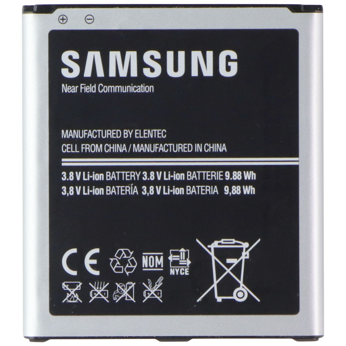 Samsung B600BZ 2600 mAh 3.8V Li-ion Replacement Battery.