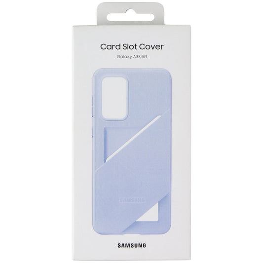 Samsung Card Slot Cover Case for Samsung Galaxy A33 5G - Arctic Blue Cell Phone - Cases, Covers & Skins Samsung - Simple Cell Bulk Wholesale Pricing - USA Seller