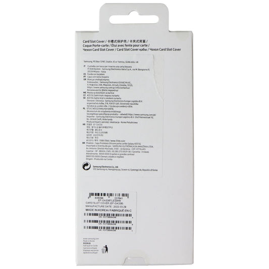 Samsung Official Card Slot Cover Case for Galaxy A33 5G - Arctic Blue