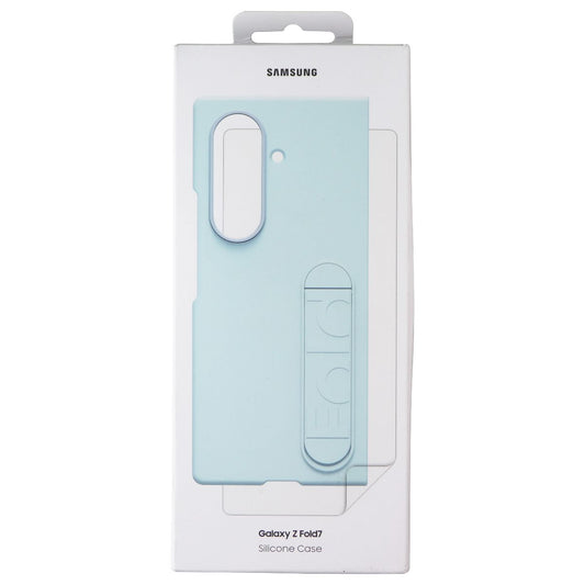 Samsung Official Silicone Case and Film for Galaxy Z Fold7 - Light Cyan Cell Phone - Cases, Covers & Skins Samsung - Simple Cell Bulk Wholesale Pricing - USA Seller