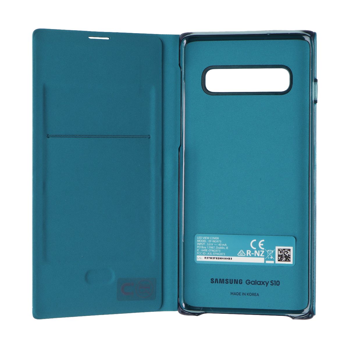 Samsung Official LED View Cover Case for Samsung Galaxy S10 - Teal Cell Phone - Cases, Covers & Skins Samsung - Simple Cell Bulk Wholesale Pricing - USA Seller