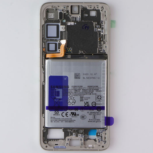 Repair Part SVC Case ASSM Front+Batt for Galaxy S24 Plus - GH82-33337D - Yellow Cell Phone - Replacement Parts & Tools Samsung - Simple Cell Bulk Wholesale Pricing - USA Seller
