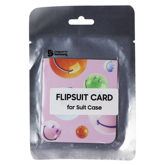 Smiley Flipsuit Card for Samsung Galaxy Z Flip5 Flipsuit Case - Pink