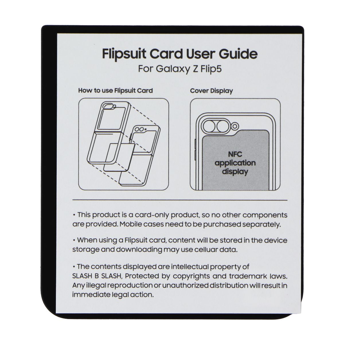 Smiley Flipsuit Card for Samsung Galaxy Z Flip5 Flipsuit Case - Pink Cell Phone - Cases, Covers & Skins Samsung - Simple Cell Bulk Wholesale Pricing - USA Seller