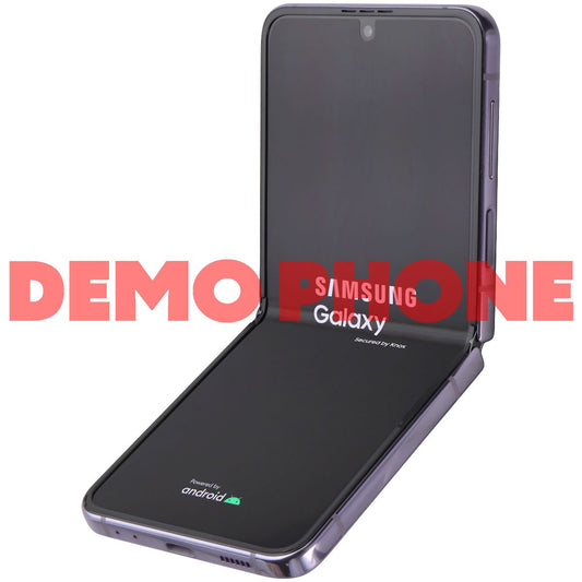 DEMO Samsung Galaxy Z Flip4 (6.7-inch) Mock Phone (SM-F721U) - 128GB/Bora Purple Cell Phones & Smartphones Samsung - Simple Cell Bulk Wholesale Pricing - USA Seller