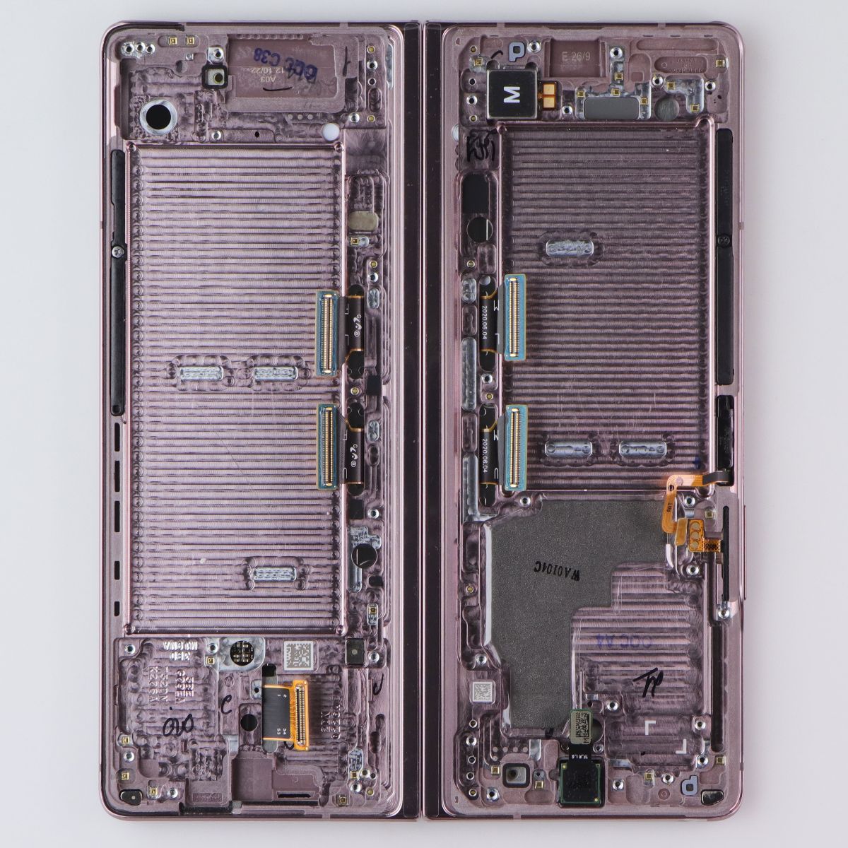 Repair Part SVC LCD Assem Kit E/RN/PF for Galaxy Z Fold2 SM-F916 - Bronze/Red Cell Phone - Replacement Parts & Tools Samsung - Simple Cell Bulk Wholesale Pricing - USA Seller