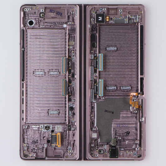 Repair Part SVC LCD Assem Kit E/RN/PF for Galaxy Z Fold2 SM-F916 - Bronze/Red Cell Phone - Replacement Parts & Tools Samsung - Simple Cell Bulk Wholesale Pricing - USA Seller