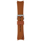 Samsung Hybrid Leather Silicone Watch Band for Galaxy Watch (20mm) - Camel (M/L) Smart Watch Accessories - Watch Bands Samsung - Simple Cell Bulk Wholesale Pricing - USA Seller