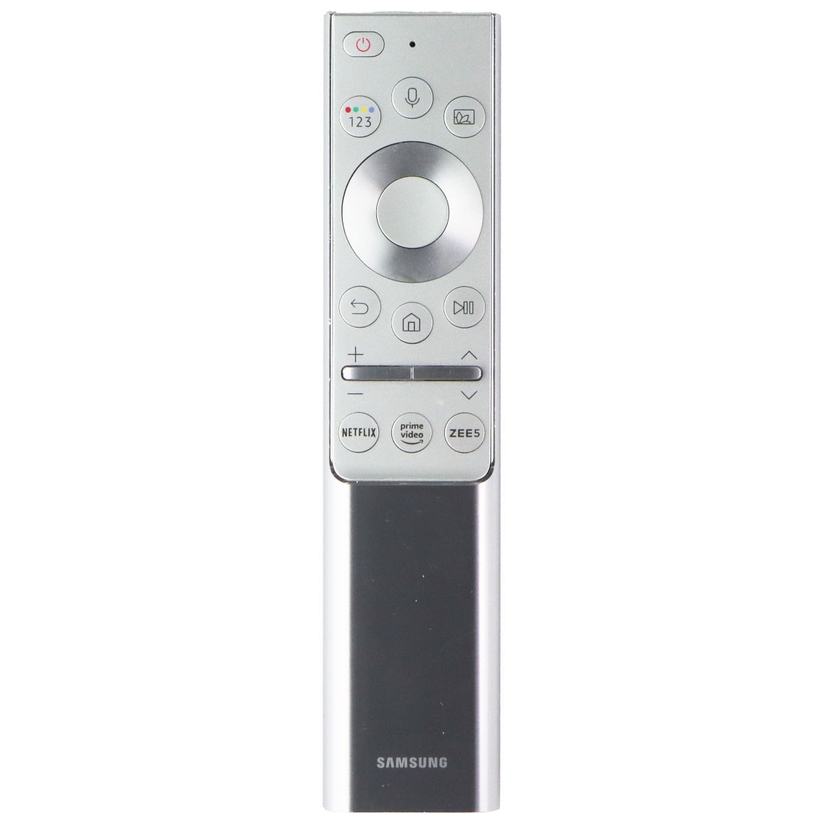 Samsung Smart Control with Netflix/Prime Video/Zee5 Hot Keys - Silver